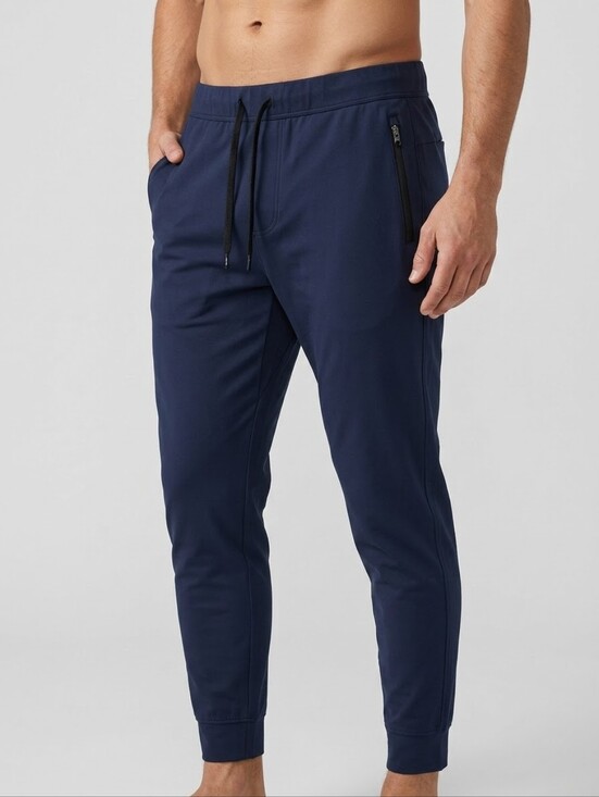 Public Rec Other - Public Rec Mens All Day Every Day Jogger Pants Navy 30x30 Stretch Travel Gym